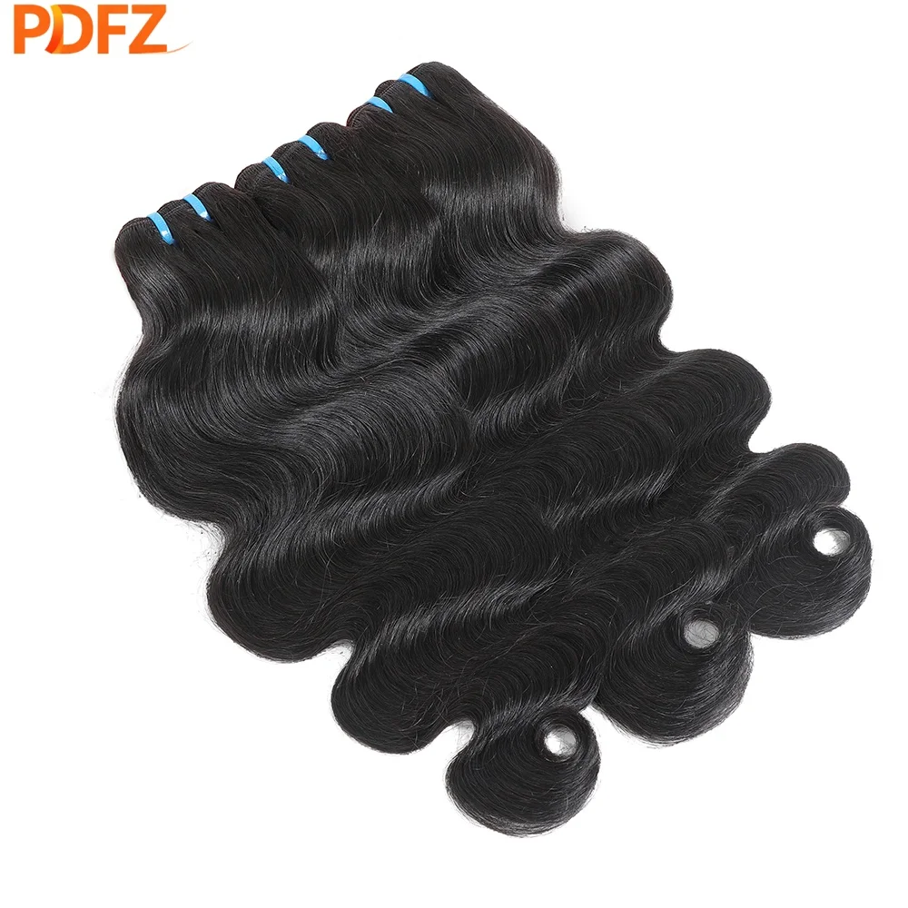 10-32 Inch Body Wave Human Hair Bundles 16A Super Double Drawn Virgin Human Hair 100% Real Human Hair 100G/Bundle 2