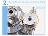 Milling Repair Machine 7000rpm Universal Milling Cutter Grinder Sharpener Tool For Tungsten Steel Round Rod Cutter ERM-12 5