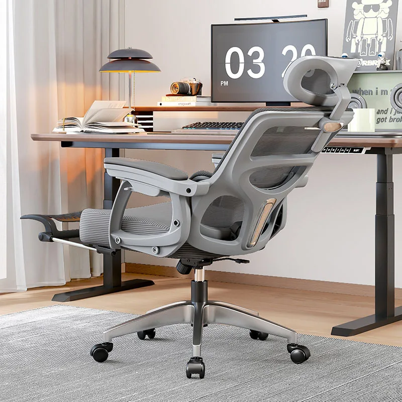 Acrylic Office Chairs White Desk Stools Ergonomic Designer Massage Gaming Chair Speaker Recliner Fauteuil Salon Office Furniture nordic modern matt adjustable large acrylic led chandelier lamp designer pendant light