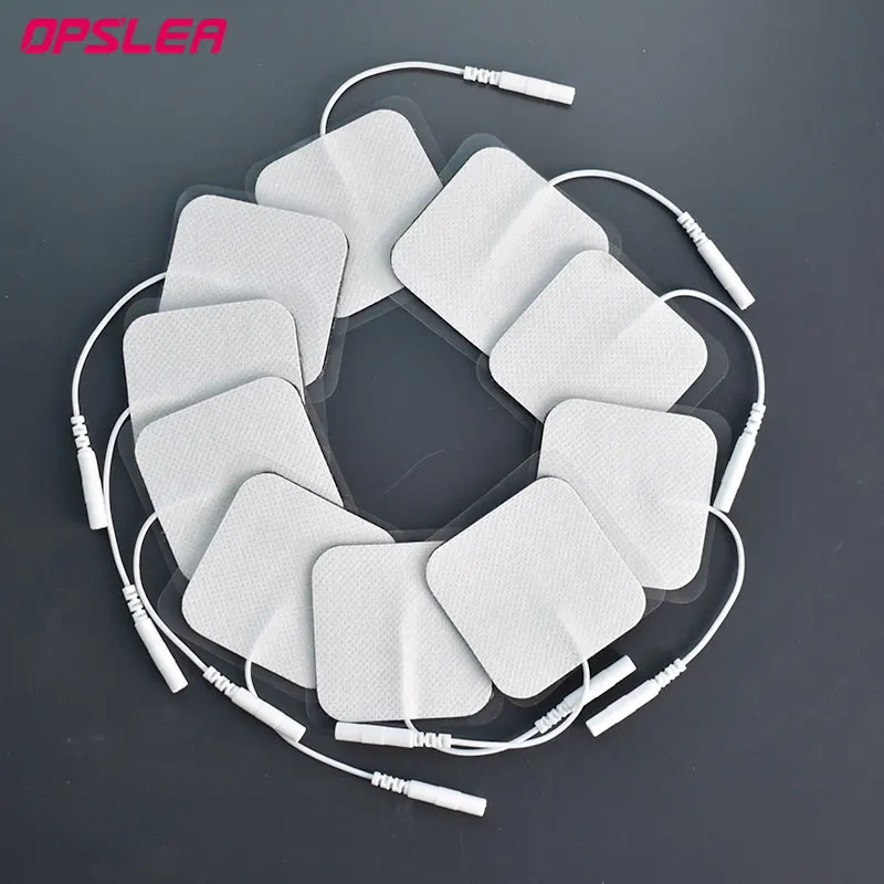 20/10 Pcs Muscle Stimulator Electrode Pads for Tens Acupuncture Digital Therapy Machine Reusable Tens Electrodes Massage Pads