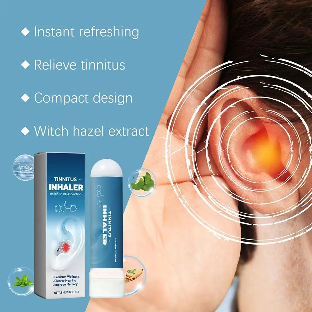 Ear Ringing Relief Treatment Inhaler Relieve Deafness Tinnitus Itching Earache Ear Hard Hearing Treatment Health Care