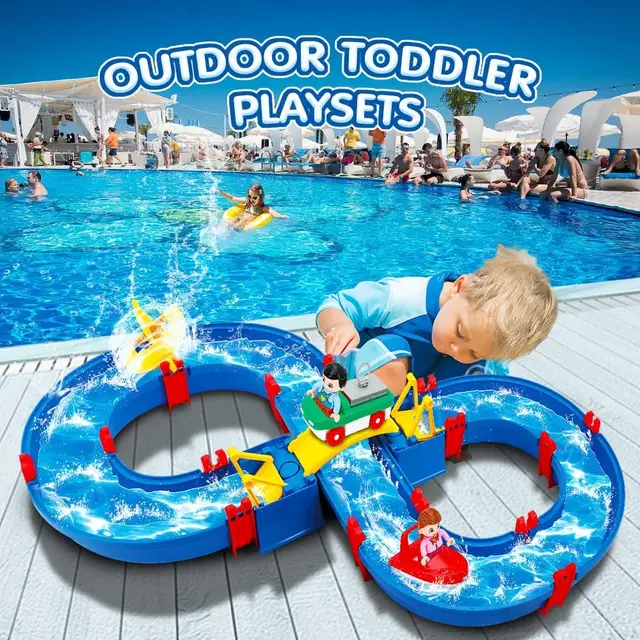 Summer Outdoor Indoor Water Table Toy Multi Style DIY 50Pcs Sets Beach Pool Fun Party Props Hot Selling Boys And Girls Play Gift 4