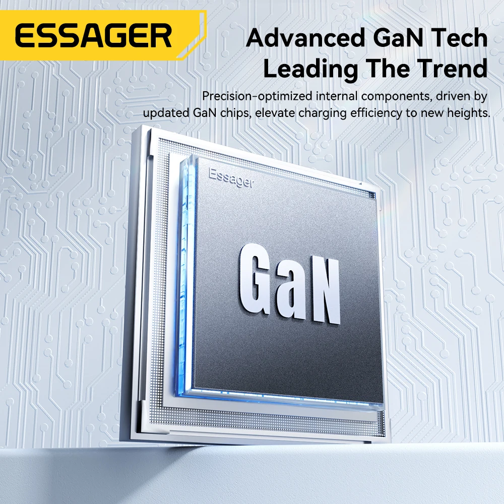65W GaN USB-C Fast Charger with PD3.0 and QC4.0 Technology