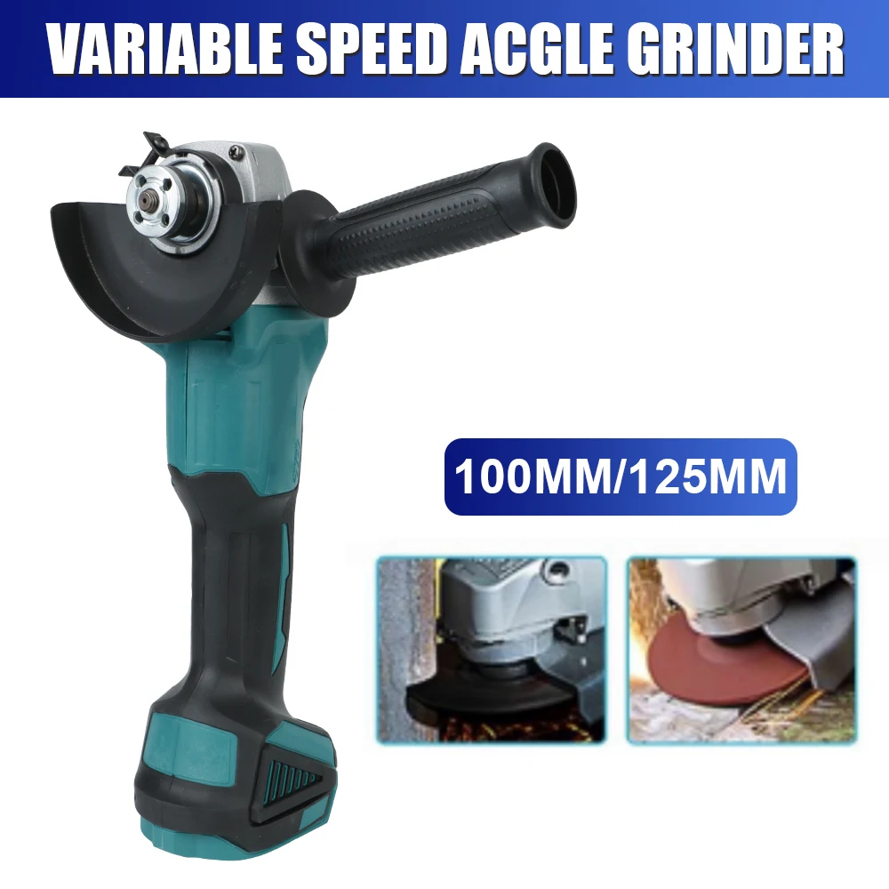 

Brushless Cordless Angle Grinder 100mm DIY Cutting Grinder Machine Power Tool for 18V Battery 125mm Hand Tool