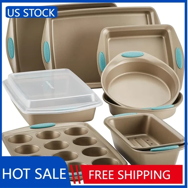 Rachael Ray Nonstick Bakeware 3-Piece Cookie Pan Set 