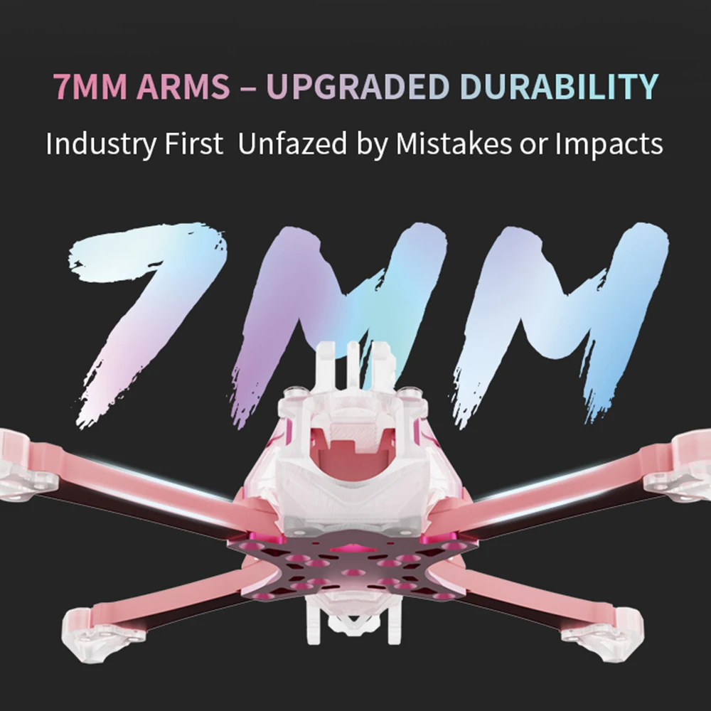 Axisflying Bando 5 5 Inch FPV Drone Frame Kit, True X Design for Freestyle Racing & Cinematic Shooting, High Strength Lightweigh thumbnail 2