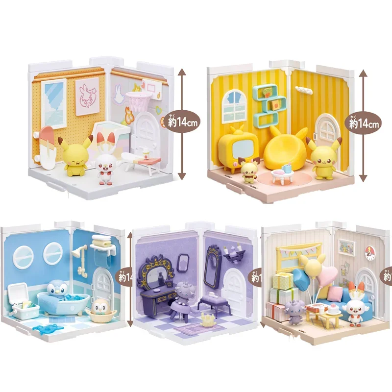

Pokemon Building Block Cute Pikachu Hut Assembled Model Toys Home Decoration Fashion Trendy Play Christmas Birthday Gift Anime