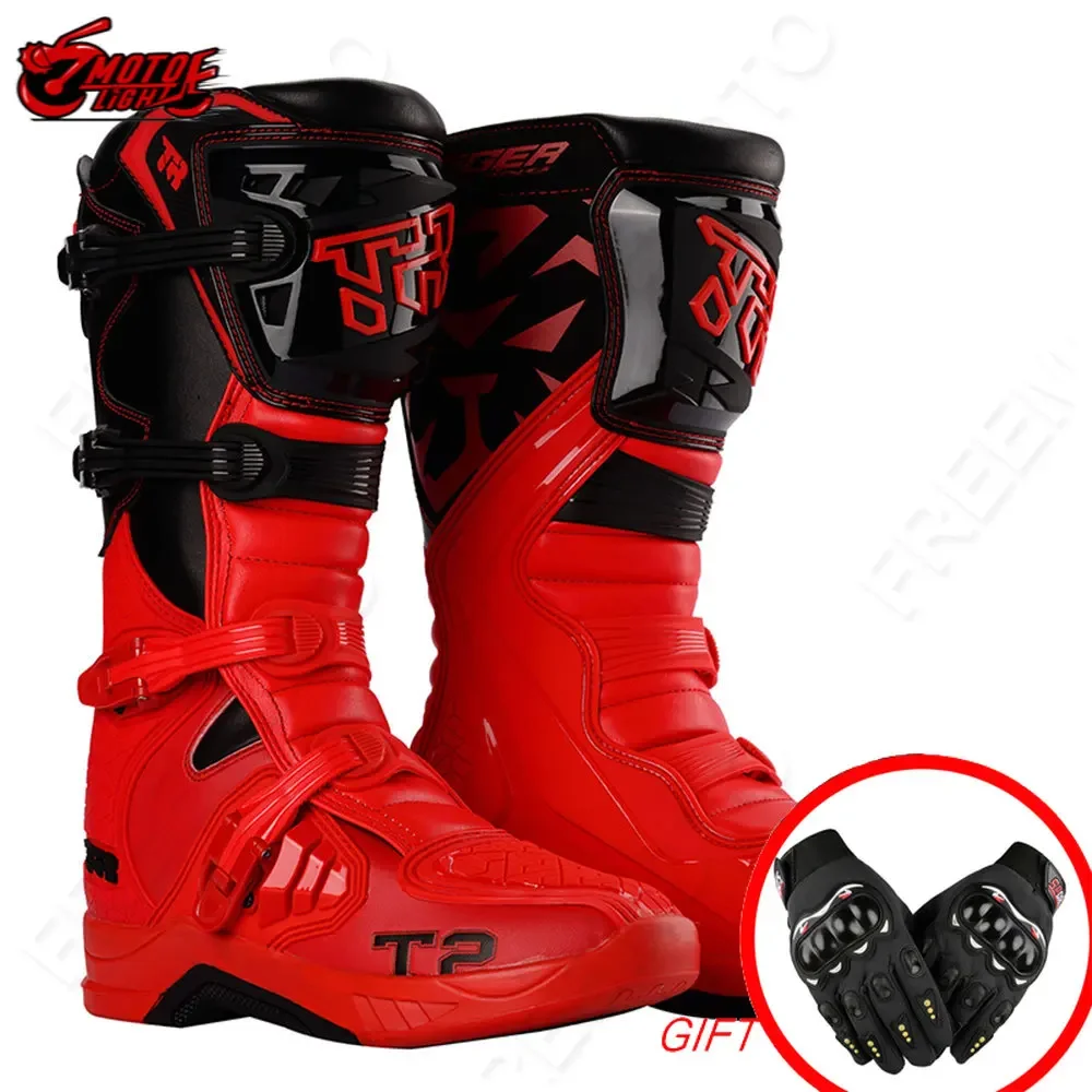Motorcycle Shoes Motorcycle Rain Boots Motorcycle Boots Motocross Racing Boots for Motorcyclists Enduro Off-road