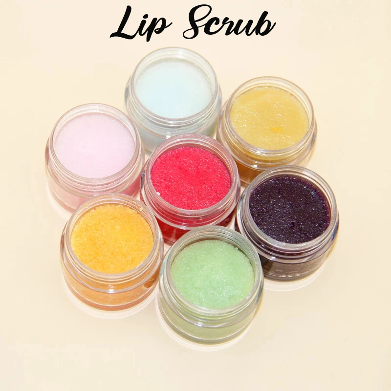 

Fruit Flavor Lip Scrub Wholesale Bulk No Label Vegan Fade Lip Lines Moisturizer Lipscrub Custom Logo Cosmetic Lip Care Products