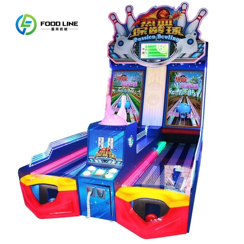 Macchina da Bowling Arcade Commerciale, Attrezzatura Sportiva per Centri di Divertimento e Parchi