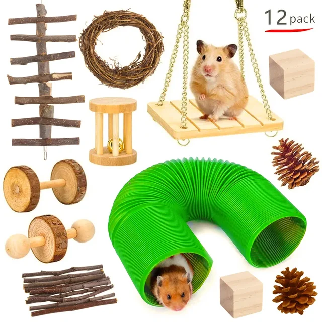 Combination Hamsters Rabbit Rat Toys 3