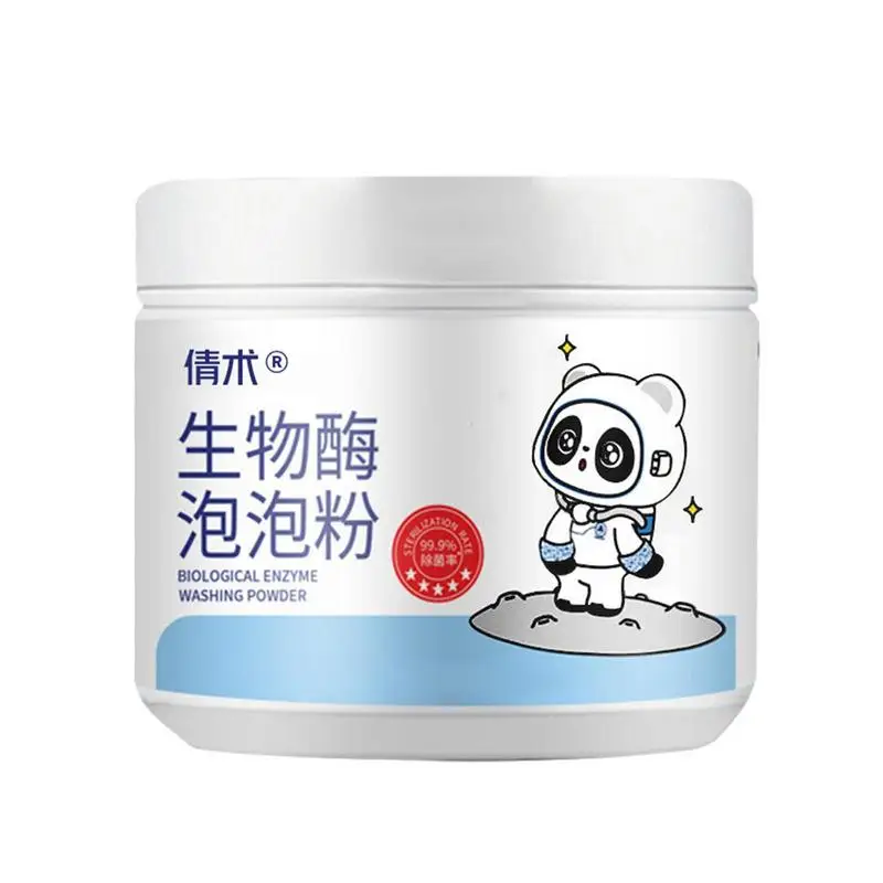 

Powdered Laundry Detergent 260g Laundry Odor Eliminator Eco Friendly Laundry Soap Detergent Podwer Color White Clothing