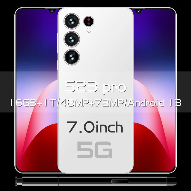 Teléfono Inteligente S23 Ultra 5G, versión Global, 16GB, 1TB, Android 13,  pantalla completa de 7,3 pulgadas, cámara de 50 + 108MP, 6800mAh -  AliExpress