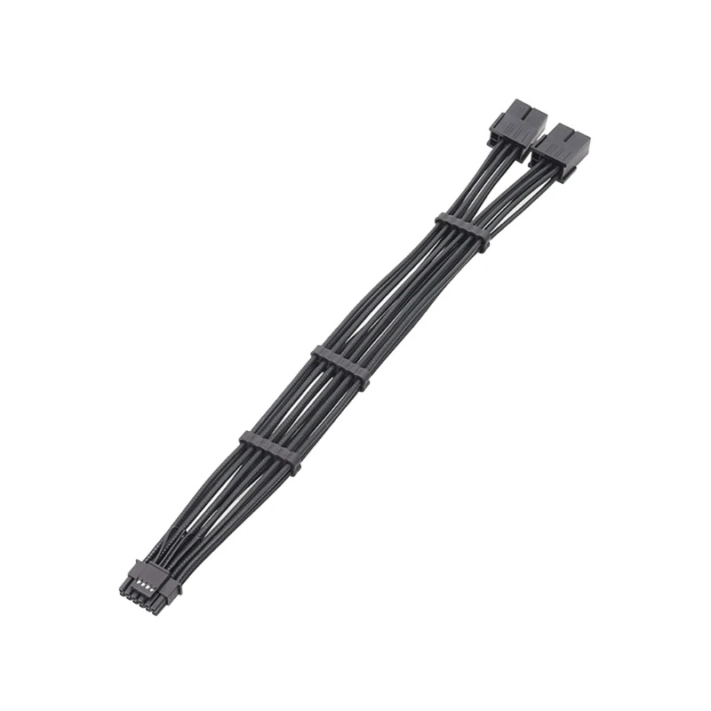 

N80D for RTX40 Series Graphics Card - 2x 8Pin Female to 12VHPWR PCIE 5.0 16Pin ATX3.0 600W Power Supply Cord 30CM