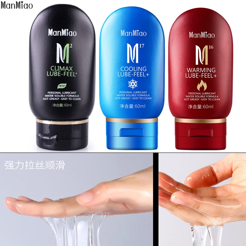 Sex Lubricant 60ml Analgesic Pain Relief Water Base Gel for Adults