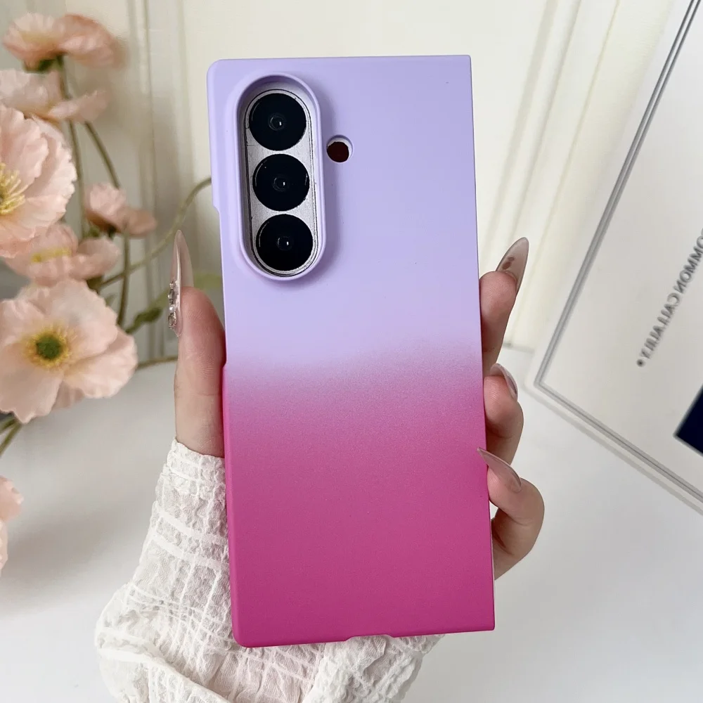 Ultra-Thin Gradient Shockproof Protective Case - Hard PC Cover for Samsung Galaxy Z Fold Series
