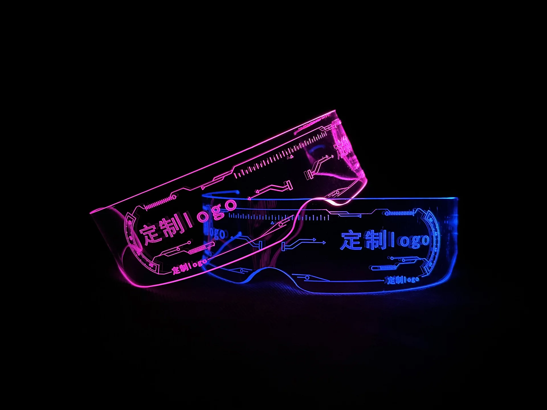 LED Glasses Glow Glasses LN The Dark Cool MusicParty Neon Light Glasses Decoration Christmas