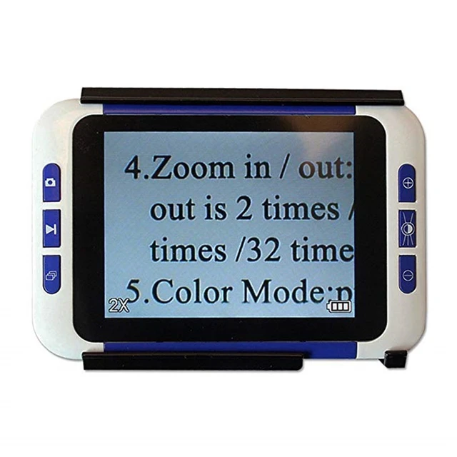 2-32X 3.5 Color LCD lupa Electronic Reading Digital Magnifier Low Vision  for Reading Aid loupe
