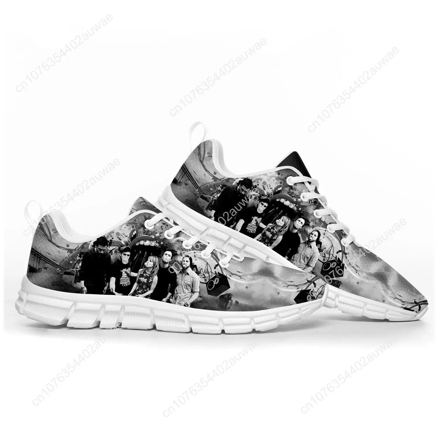 Paramore Rock Band Pop Sports Shoes Mens Womens Teenager Kids Children Sneakers Casual Custom High Quality Couple Shoes White