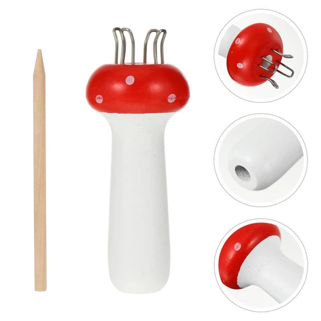 French Knitter Knitting Spool Wood Knitting Tool Wood Yarn Knitting Doll  Maker Carfts Wooden Knitter Needle DIY Knitting Tool - AliExpress