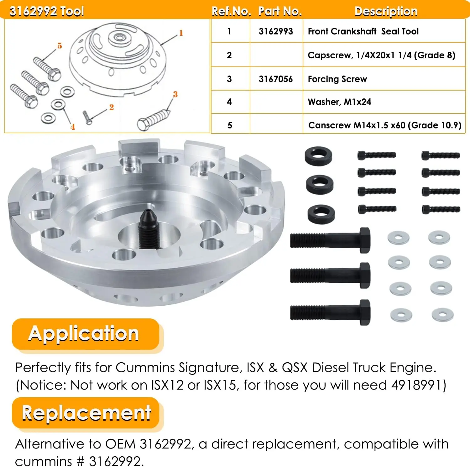 TM 3162992 & 3164780   ĸ ũũ Ʈ     /ġ  ŰƮ, Cummins ISX QSX ISX15 ISX12 