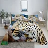 Custom Leopard Digital Printing Sheets Cover 100%Polyester Flat Sheet With Pillowcase Print Bedding For 0.9/1.2/1.5/1.8/2.0m Bed 5