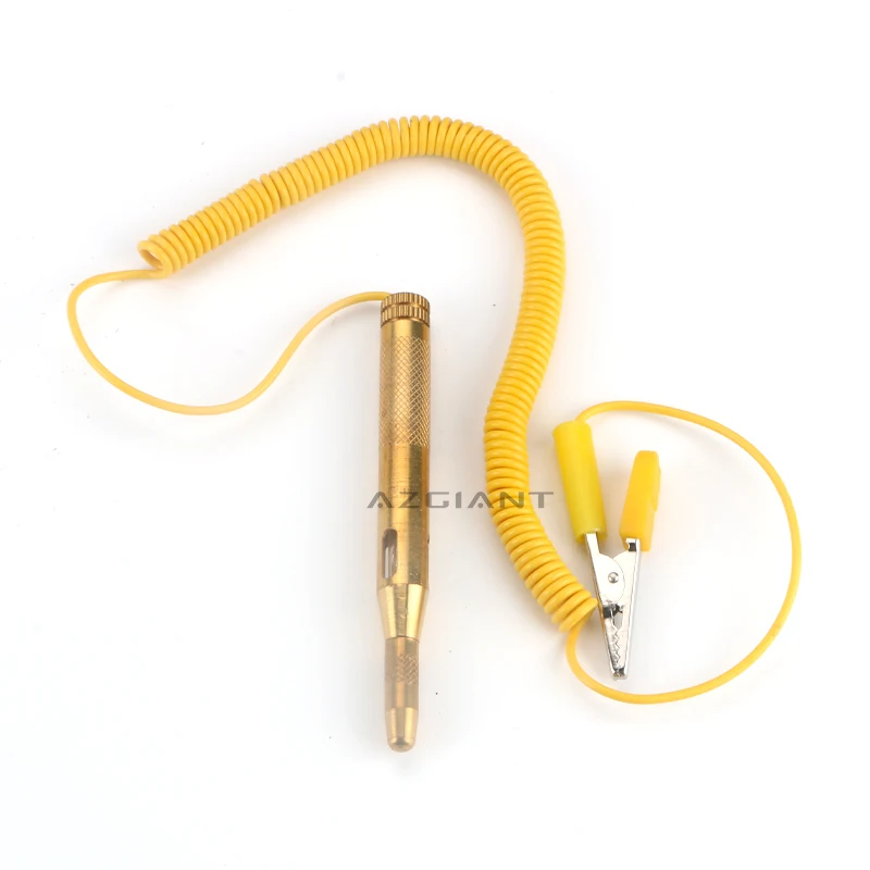 copper spring extend Car Circuit Tester DC 6V 12V 24V Voltage Auto Vehicle Gauge Test Light Measuring Pen DC Tester LED bulb car light tester circuit detector probe pen tester voltage test pen circuit tester
