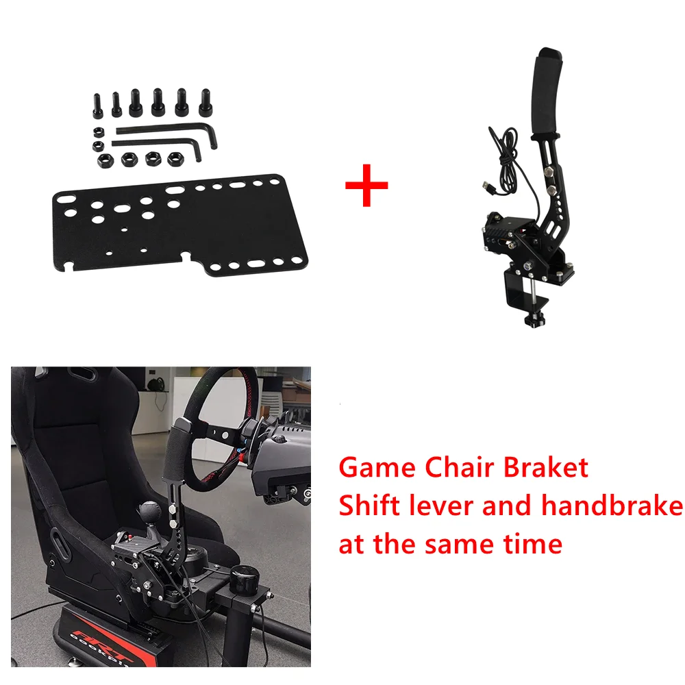 For Logitech Racing Game USB Handbrake Drift Adapter Board G25/27/29 T500 Windows 14 Bit Pc Black HB-1015-BK