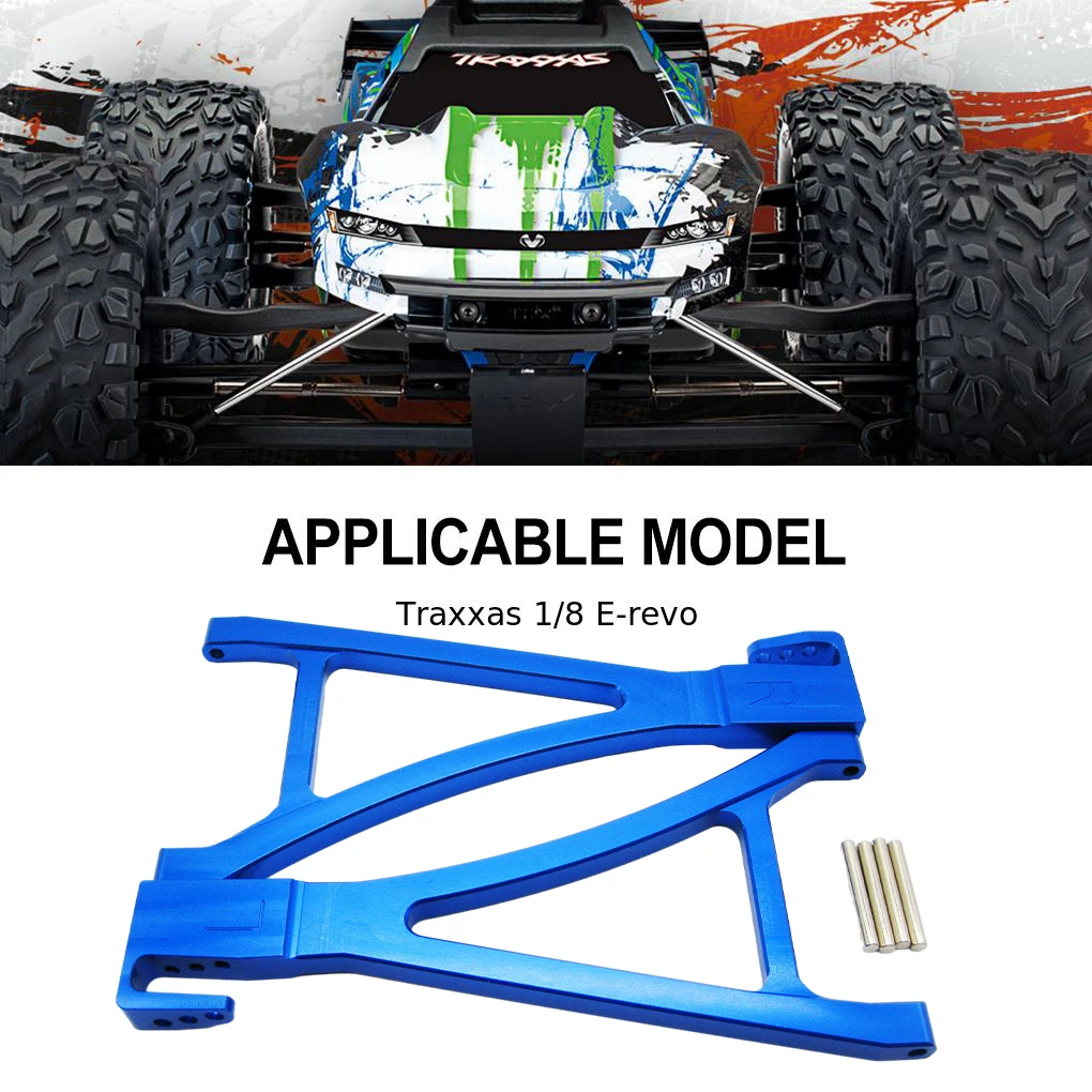 

Усиленный передний нижний подвесной рычаг из алюминиевого сплава для 1 8 Traxxas E-revo Запчасти для радиоуправляемого автомобиля запчасти для радиоуправляемого автомобиля аксессуары для замены