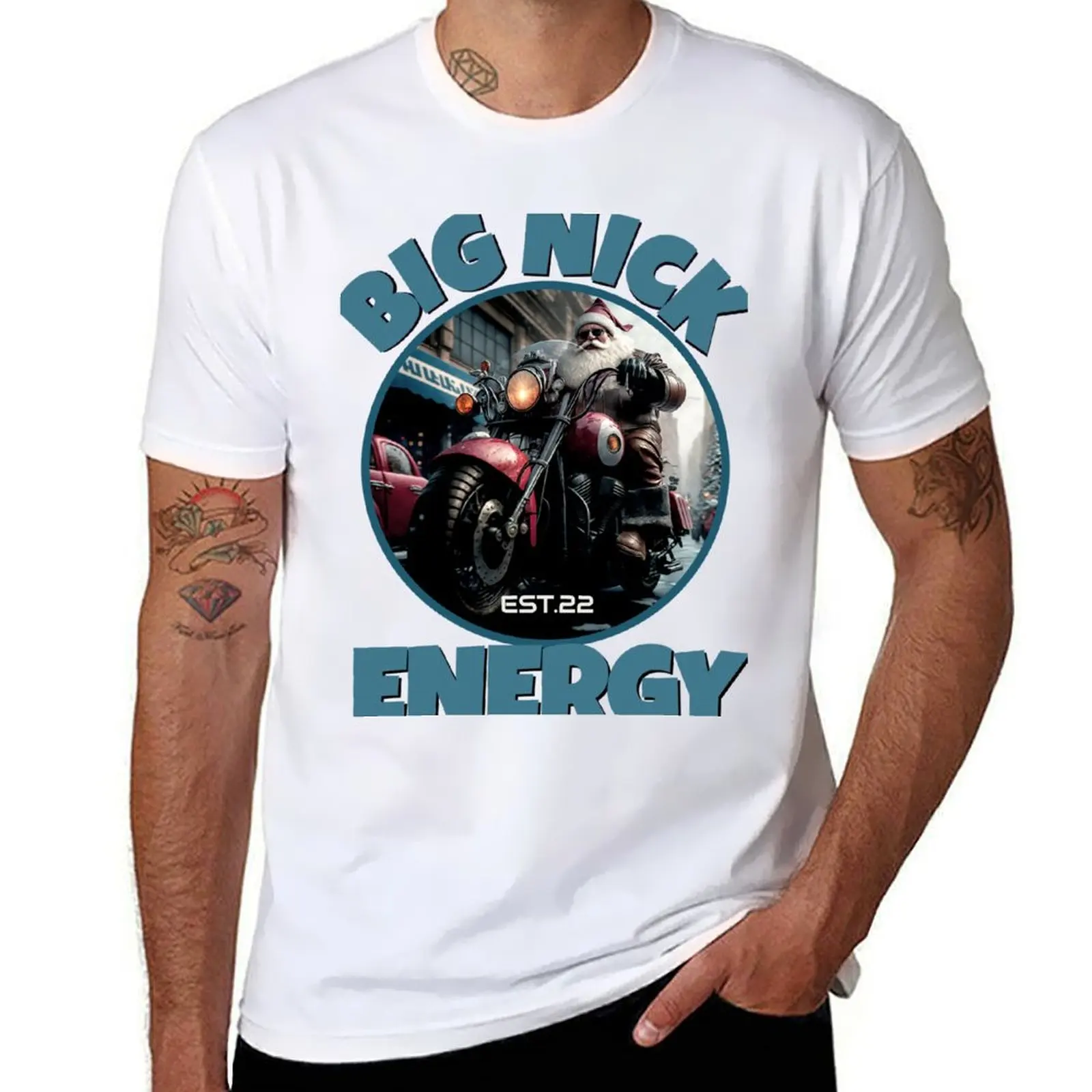 

BIG NICK ENERGY T-shirt oversized plus size tops boys whites sublime mens graphic t-shirts