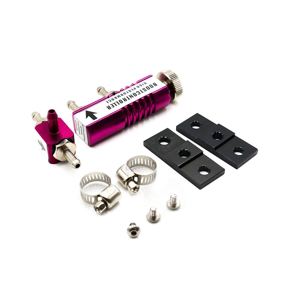 Universal 1-30 Psi Adjustable Manual Turbo Boost Controller Kit In-Cabin Boost Control Aluminium LC100268