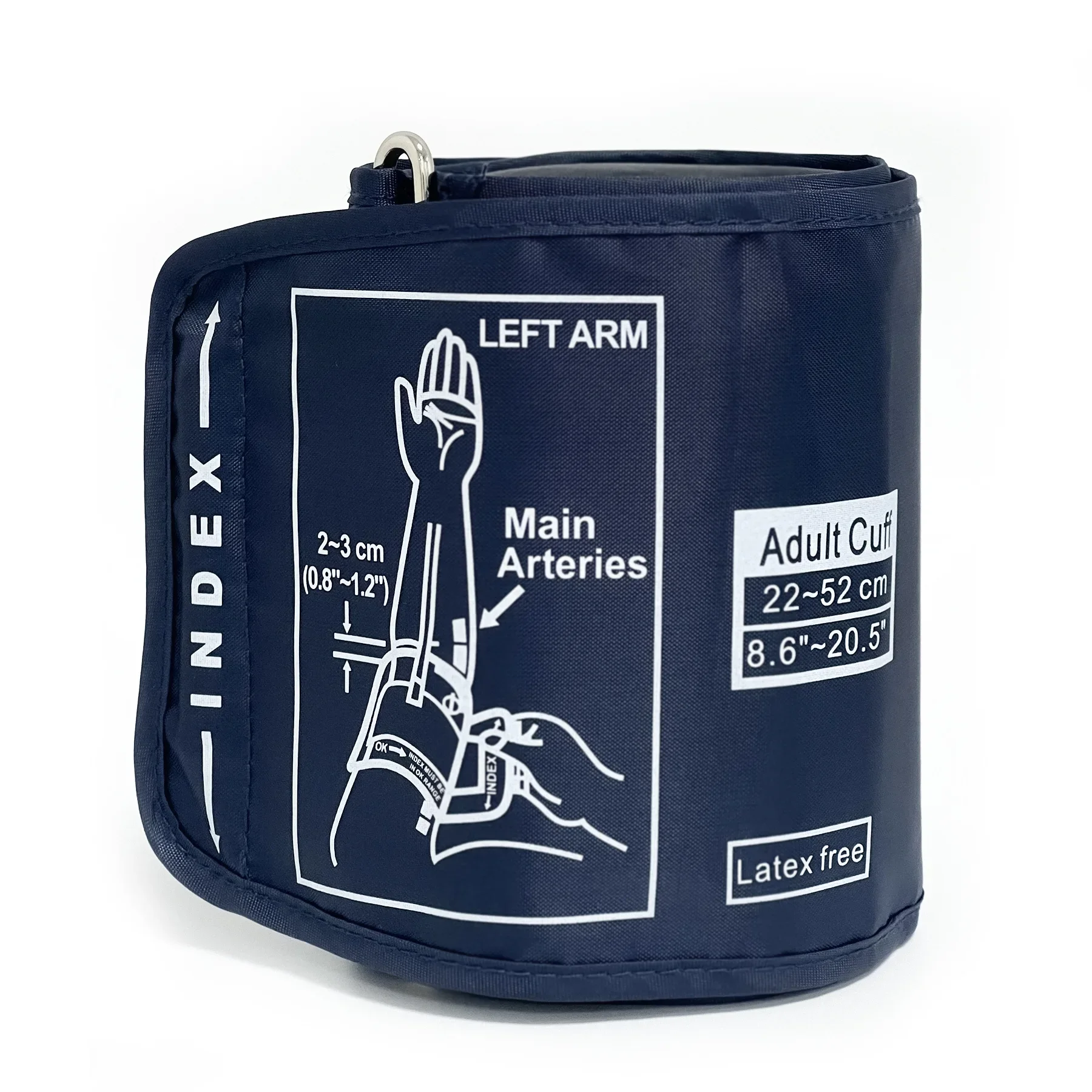 22-52cm Adult Blood Pressure Cuff for Arm Blood Pressure Monitor Meter Tonometer Sleeves Sphygmomanometer Belt 4.6mm interface