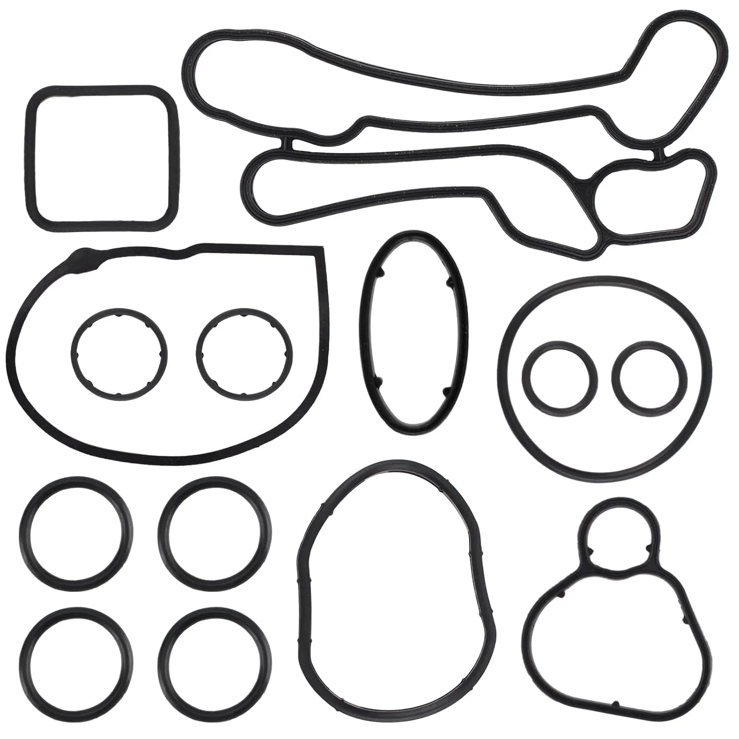 15pcs Oil Cooler Gasket Kit 55354071 For Chevrolet 1.8/2.0 Epica Cruze 1.8/1.5/1.6 0563-003