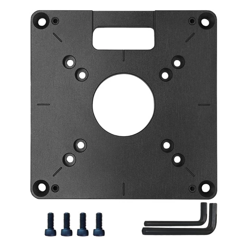 

Router Table Insert Plate Aluminum Alloy Milling Flip Board Trimming