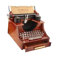 Vintage music box Office Decor Nostalgic with Drawer Vintage for Gift 1