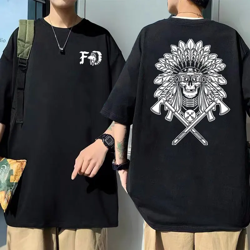 

Forward Observations Group T-shirt Gothic Skull T Shirts Streetwear Men Women Fashion Oversized Short Sleeve Tshirt Vintage Tees