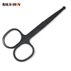 Nose Hair Scissors Lightweight Stainless Steel Pointed Round Head Beauty Trimmer Nose Hair Trimmer Ergonomics Nose Hair Cutter 1