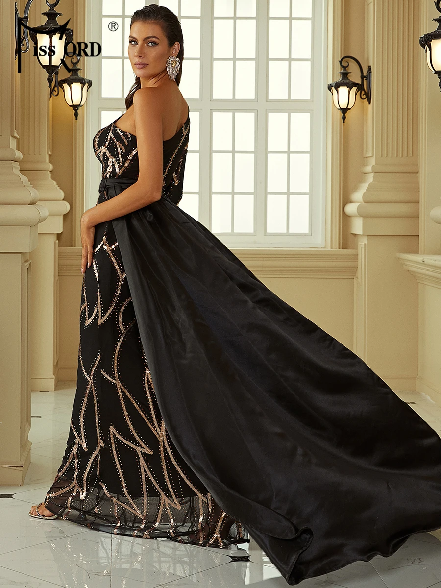 Missord One Shoulder Sequin Dress | Cocktail Dresses Women