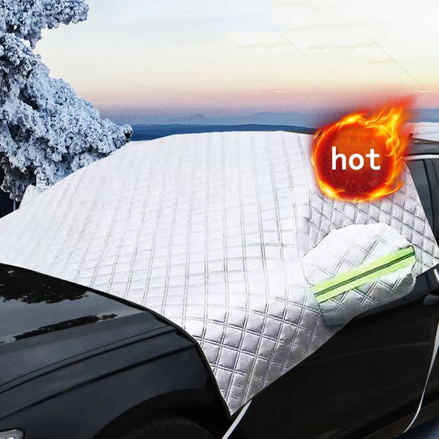 Vastag Autó Kültéri Hótakaró Extra Nagy Szélvédő Motorháztető Védelem Borító - Image 2