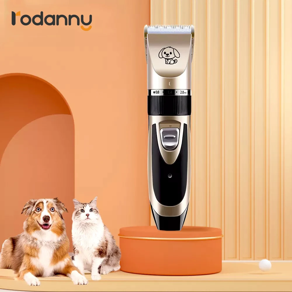 Rodanny Professional Pet Hair Trimmer Animal Grooming Dog and Cat Cutter Machine Shaver Electric Scissor Clipper | Дом и сад