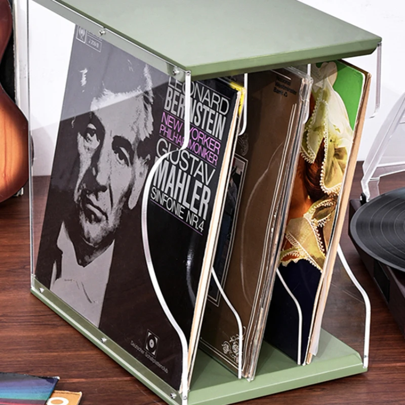 

12 inch vintage vinyl record rack storage and storage box LP vinyl cabinet