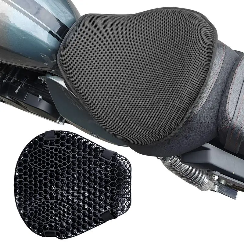 

Сотовые мотоциклетные подушки сиденья Moto 3D сотовые амортизирующие аксессуары для регулировки давления