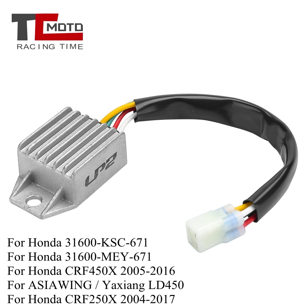 Raddrizzatore Di Corrente Del Regolatore Di Tensione 12V Per Honda Crf250X 2004-2017 Crf450X 2005-2016 31600-Mey-671 Asiasiawing Ld450