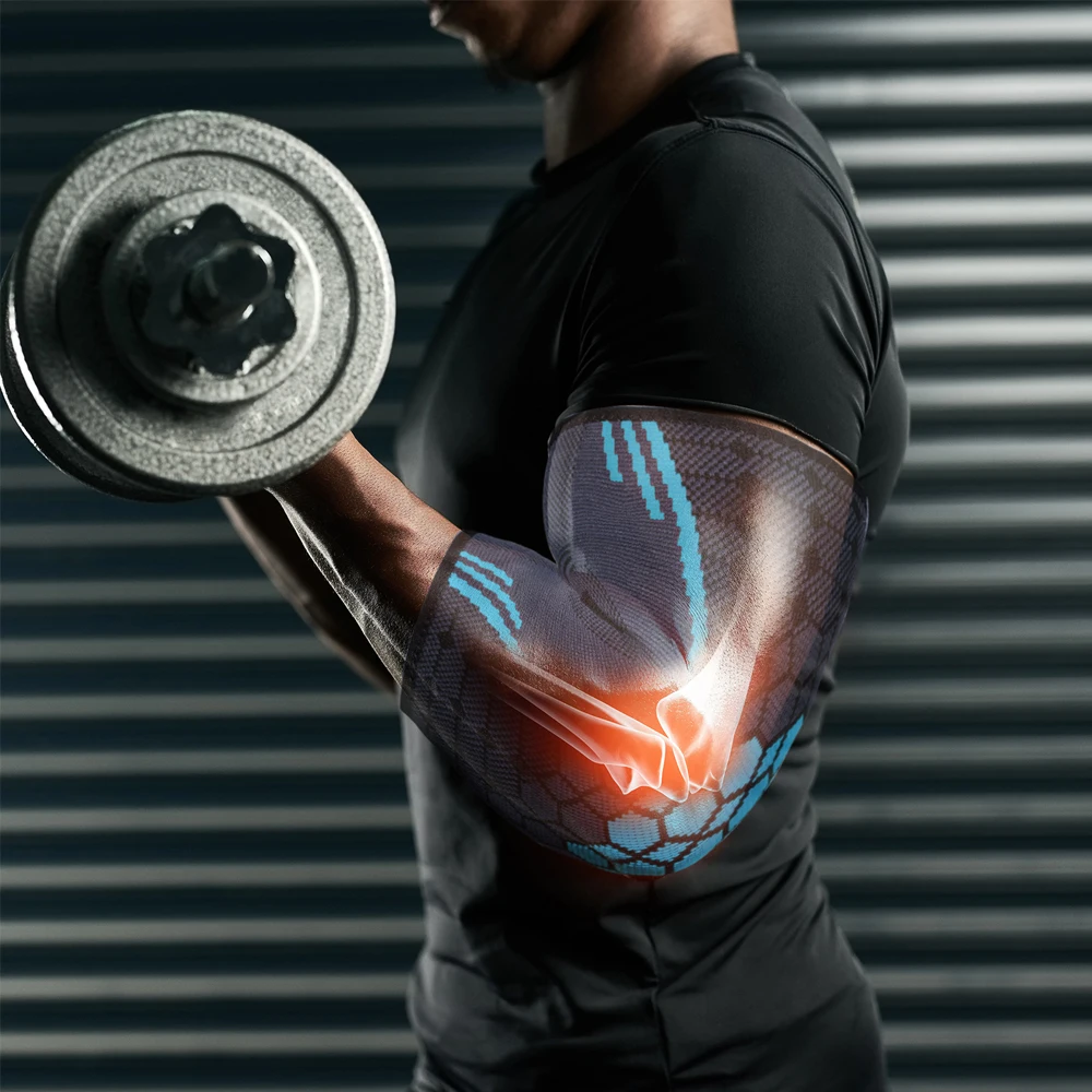 Elbow Brace Elbow Pads 1pcs Elbow Brace Compression Support Elbow Sleeve Pad for Tendonitis Tennis Basketball Volleyball Protector Reduce Pain