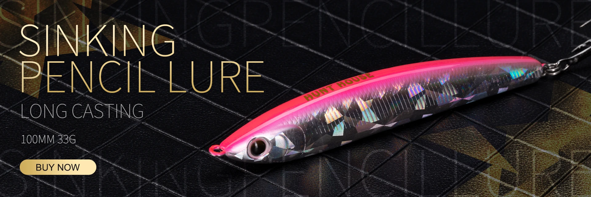 Hunthouse WTD Schwimmender Bleistift-Angelköder 100mm/14,5g 65mm/5,5g Oberflächenköder Wobbler Stickbait zum Angeln auf Barsch und Forelle – Detail 3
