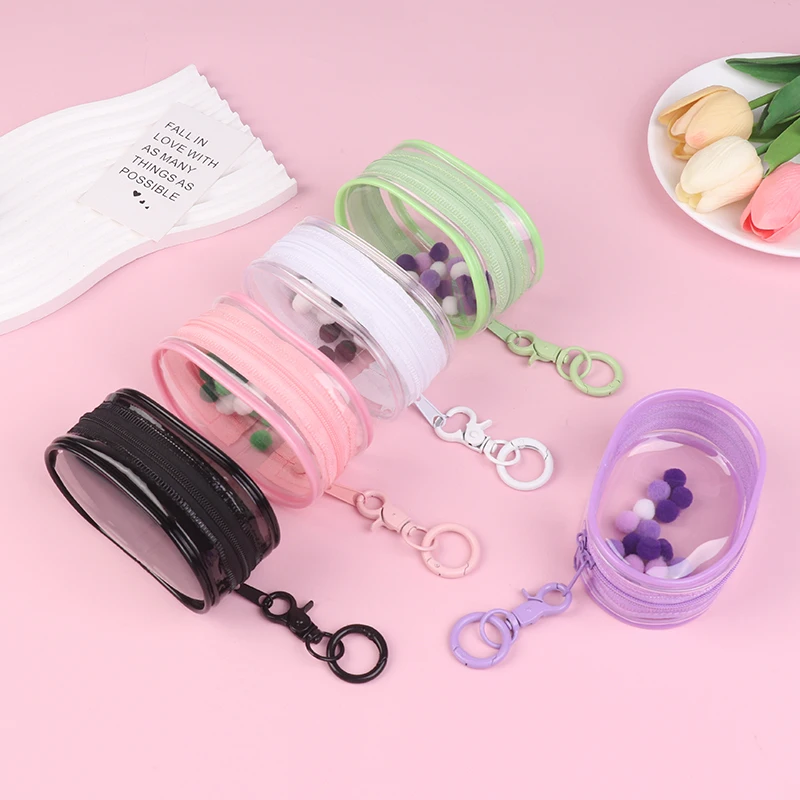 팝 마트 쥬얼리 정리함 투명 보관함 파우치, 미스터리 박스, 키체인 가방 보관 케이스, 두꺼운 지갑, 귀여운 인형 가방, 오르가