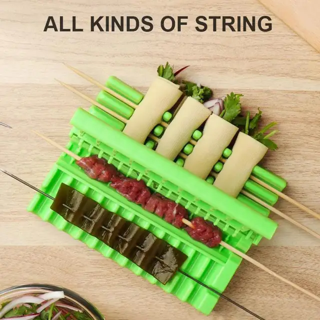 Multifunkcionális Grillezés Húros Artifakt Bbq Hús Nyárs Sertésgyártó Gép Marhahús -Húros Szerszámok Kiegészítők X3H6 - Image 4