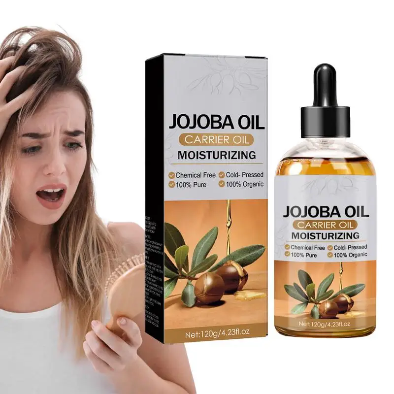 

Jojoba Oil for Hair Hair Strengthening Mild Oil with Jojoba Dry Hair Nourishment Oil for Hair Salon Vacation Home Traveling