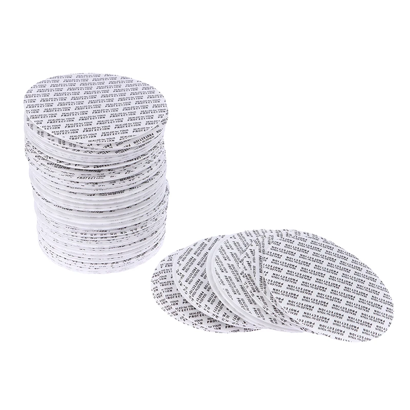 Self Adhesive Foam Seal Lining 200Pcs Self-adhesive Foam Pressure Sensitive Seal Cap Lining Tamper Resistant Seals Liner For Cosmetic Jar Bottle Pot 20mm-82mm