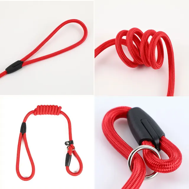 Pet Dog Leash Dog Harness Collar Lead  Rope Quality Nylon Adjustable Training Lead Pet Dog Leash Dog Strap Rope Traction 2